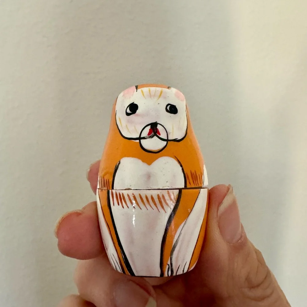 Animal Dog Russian Wooden Nesting Dolls Set
Matryoshka Babushka Dogs - Picture 11 of 12